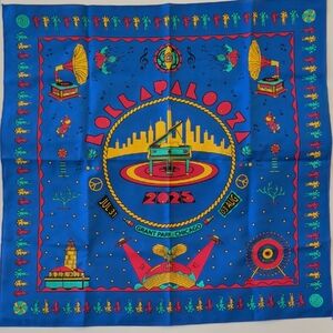 Blue Lollapalooza 2025 Bandana New
